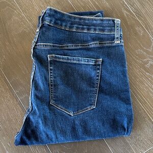 Nine West High Rise Perfect Skinny Dark Blue Jeans